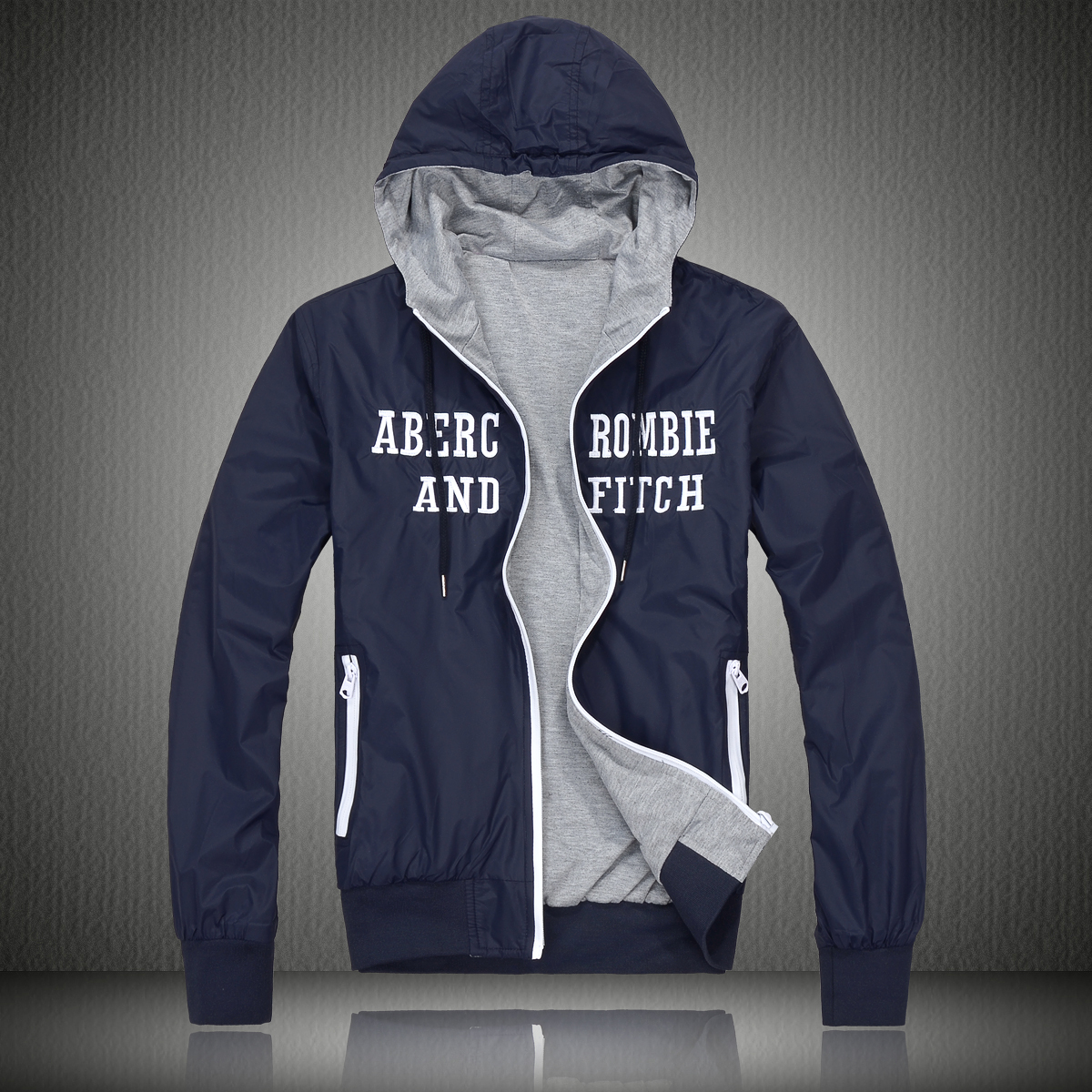 Abercrombie Fitch Hombres Capucha Chaquetas AF7916
